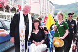 2011 Lourdes Pilgrimage - Archbishop Dolan with Malades (171/267)